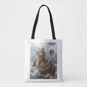 Viking Cat Tote Bag