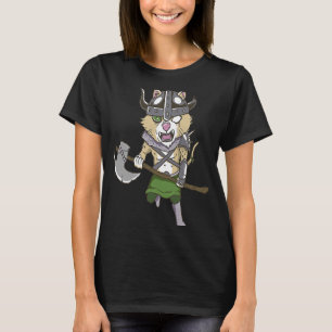 Viking Cat Valhalla Warrior T-Shirt
