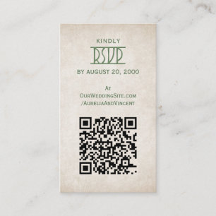 Viking Celtic Gamer Wedding Enclosure Card