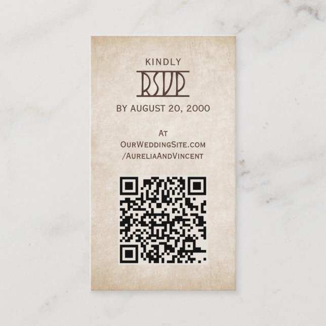 Viking Celtic Gamer Wedding Enclosure Card (Front)