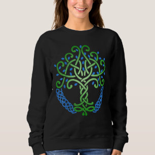 Viking Celtic Tree of Life Norwegian Art Men Cost Sweatshirt