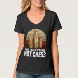 Viking Chess Lawn Game Kubb Yard Game Set Legend K T-Shirt