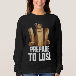 Viking Chess Lawn Game Set Kubb Yard Game Legend K Sweatshirt