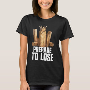 Viking Chess Lawn Game Set Kubb Yard Game Legend K T-Shirt