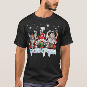 Viking Christmas Gnome Norse Mythology Pajamas T-Shirt