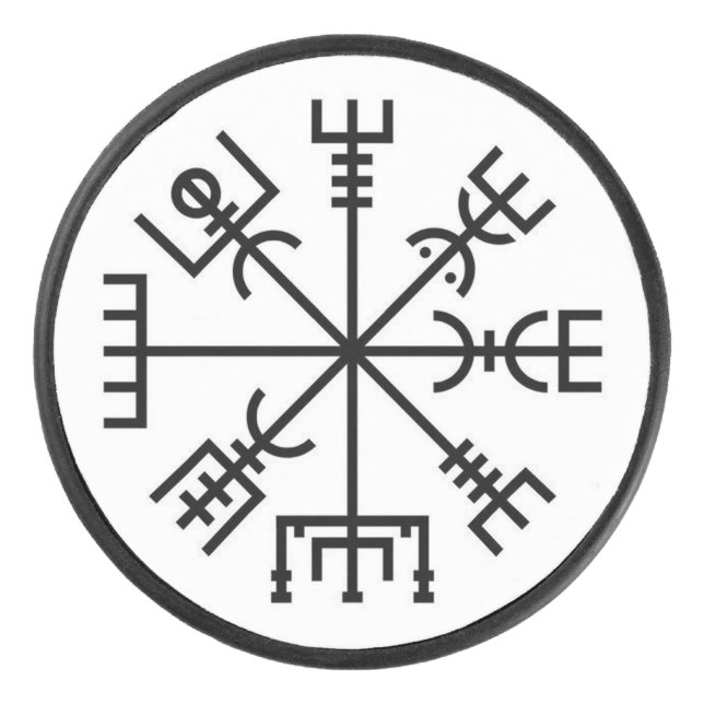 Viking Compass Hockey Puck! Puck (Front)