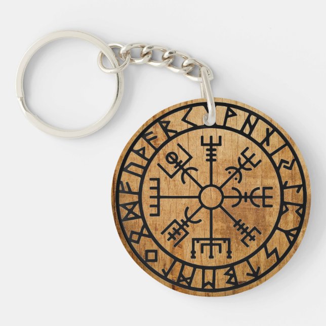 Viking Compass Key Ring (Front)