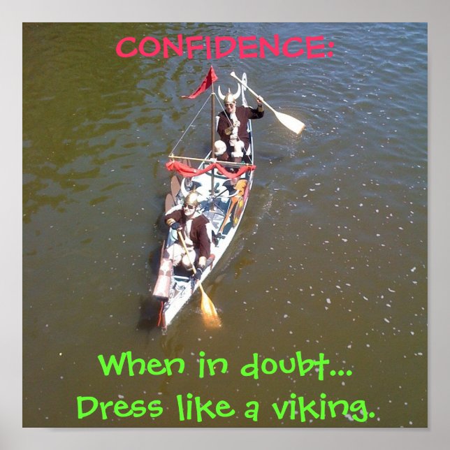 Viking Confidence Poster (Front)