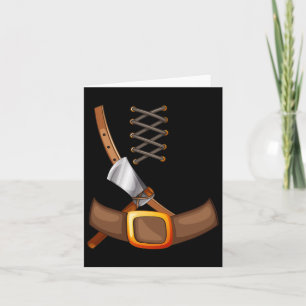 Viking Costume Halloween Trick Or Treating Inspire Card