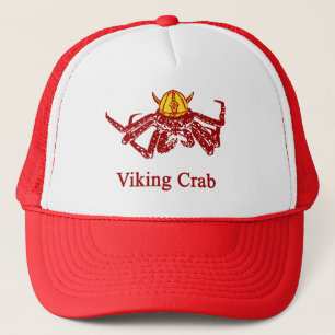 Viking crab trucker hat