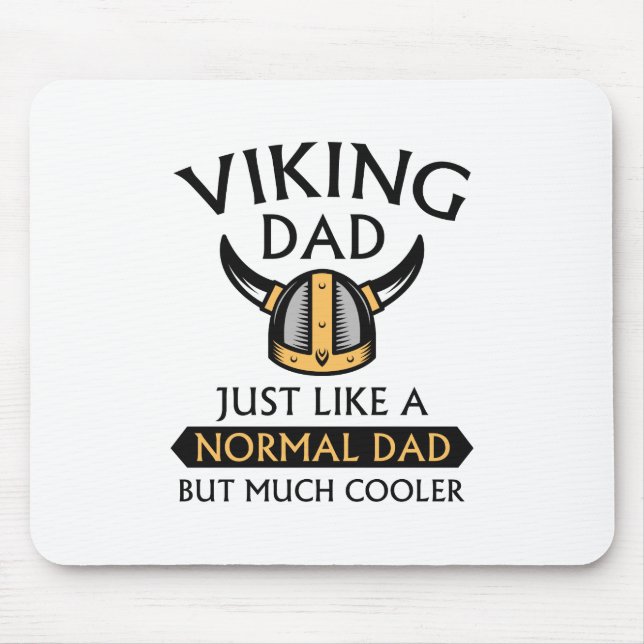 Viking Dad Mouse Mat (Front)