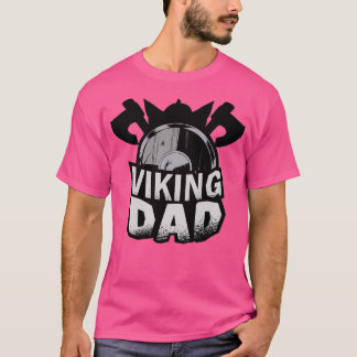 Viking Dad Vikings Daddy Vater Papa Father White D T-Shirt
