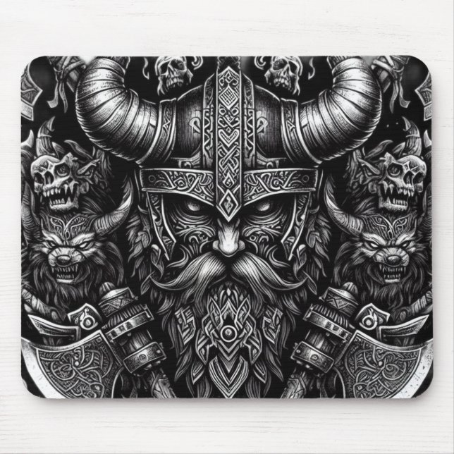 Viking design mouse mat (Front)