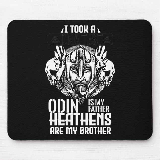 Viking DNA Warrior Norse Mythology Valhalla Gift Mouse Mat (Front)