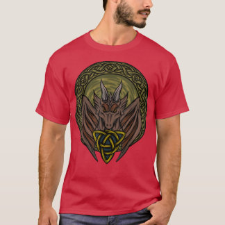 Viking Dungeon Norwegian Dragon Lover Celtic Drago T-Shirt