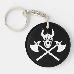Viking emblem key ring