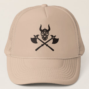 Viking emblem trucker hat