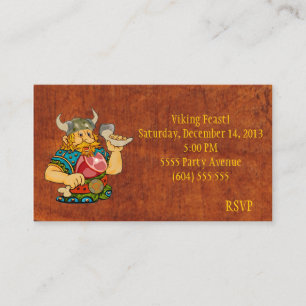 Viking Feast RSVP Card
