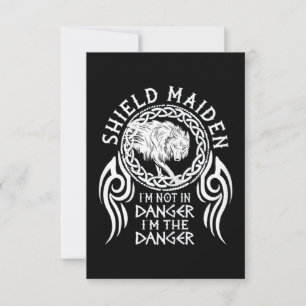 viking fenrir shieldmaiden card