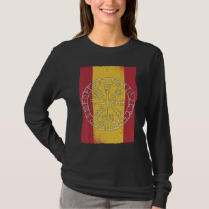 Viking Flag Spanish Post Indicator Compass Odin Ra T-Shirt