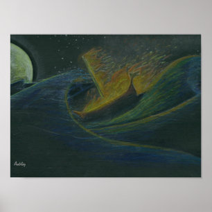 "Viking Funeral" Poster