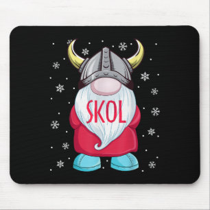 Viking Gnome Skol Christmas Norse Pajama Viking Me Mouse Mat