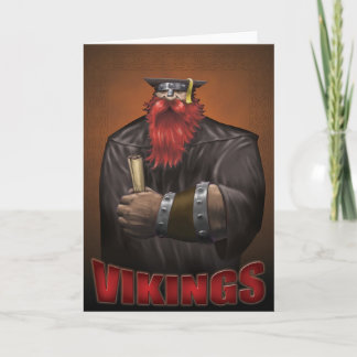 Viking Graduation Card Black