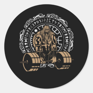 Viking Gym Classic Round Sticker