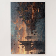 Viking Harbor Jigsaw Puzzle