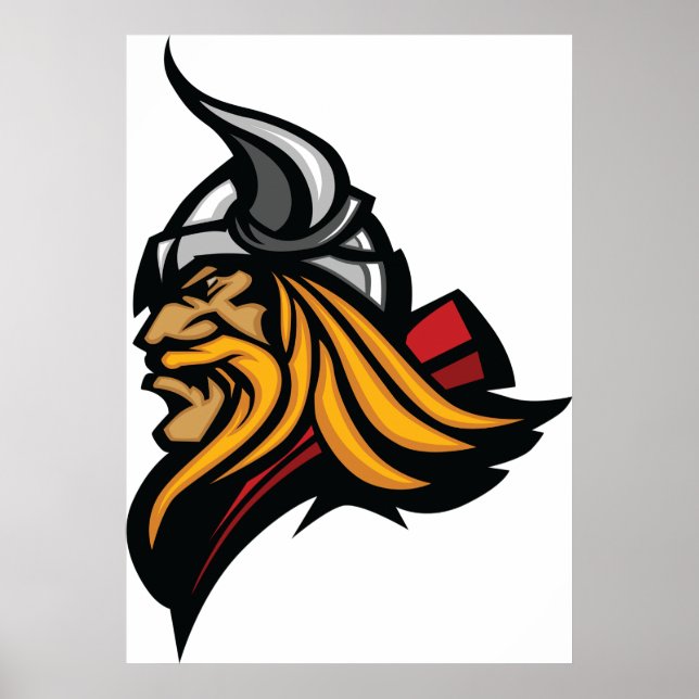 Viking Head Poster (Front)