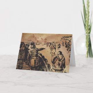 Viking Heimskringla Ormen Korte Greeting Card