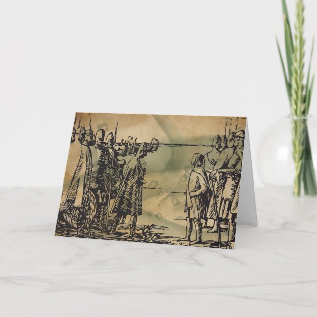 Viking Heimskringla Ormen Lange Greeting Card (Front)