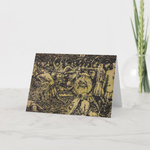 Viking Heimskringla Visund Greeting Card
