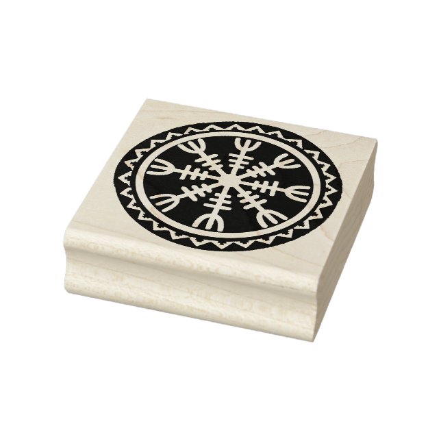 Viking Helm of Awe Design rubber stamp (Stamp)