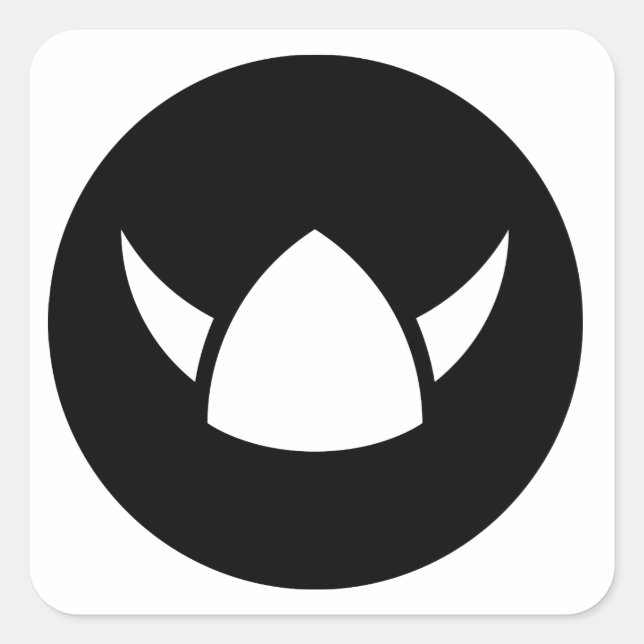 Viking Hero Ideology Square Sticker (Front)