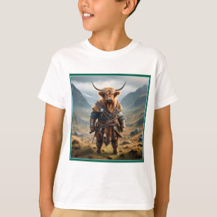 Viking Highland Cow, T-Shirt
