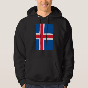 Viking Icelandic Retro Vintage National Flag Icela Hoodie