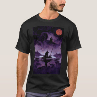 viking in ghost lake original artwork T-Shirt