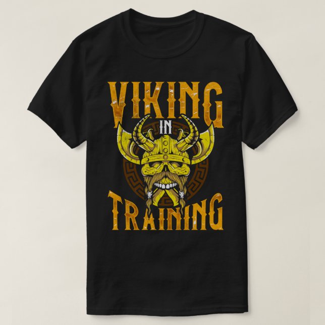 Viking In Training Vikings T-Shirt (Design Front)