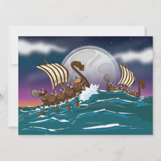 Viking Invasion Fleet Invitation