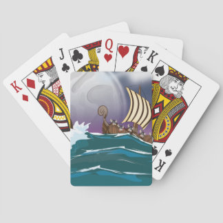 Viking Invasion Fleet Playing Cards