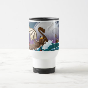 Viking Invasion Fleet Travel Mug