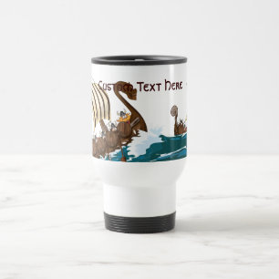 Viking Invasion Fleet Travel Mug