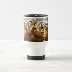 Viking Invasion Fleet Travel Mug
