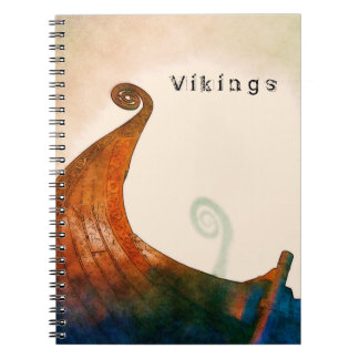 Viking Longship Tail Notebook