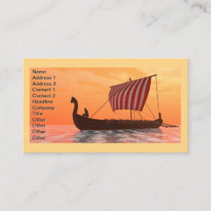 Viking Longship Ventures Business Card