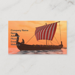 Viking Longship Ventures Business Card
