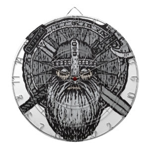 viking man germanic nordic norse runic dartboard