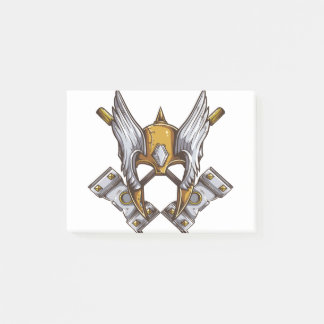 Viking Mask Post-it Notes