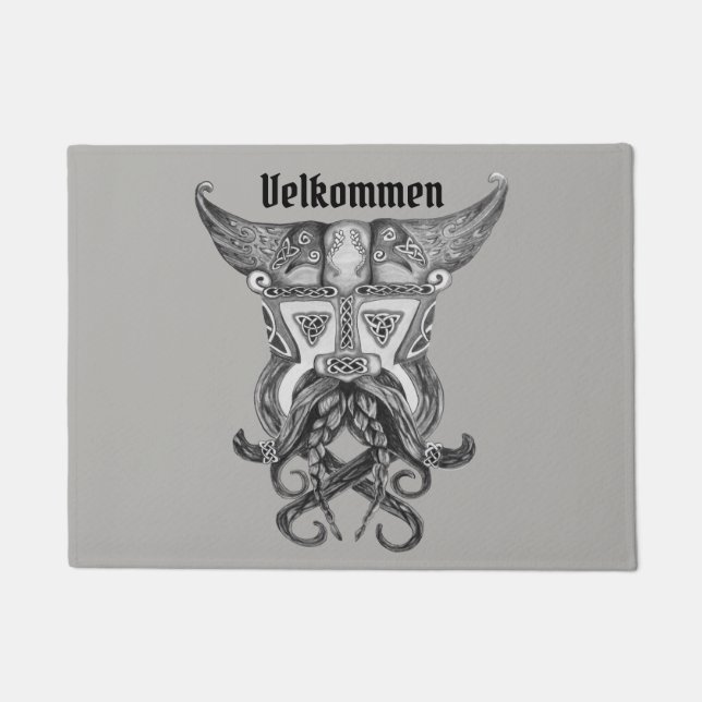 Viking Medievil door matt Doormat (Front)